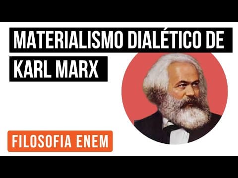 Thumbnail da aula: MATERIALISMO DIALÉTICO DE KARL MARX | Sociologia para o Enem | Fábio Luís Pereira