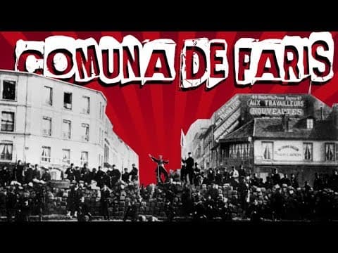 Thumbnail da aula: HISTÓRIA GERAL #20 COMUNA DE PARIS
