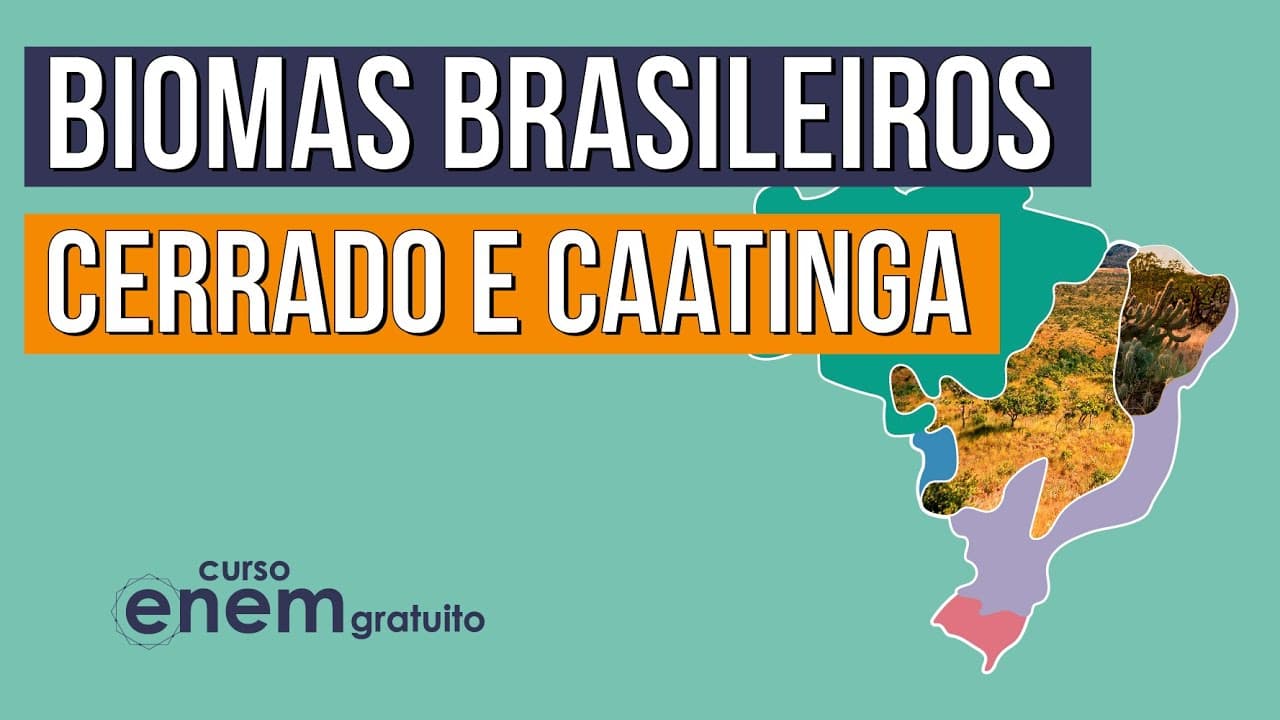 Thumbnail: BIOMAS BRASILEIROS: cerrado e caatinga | Biologia para o Enem | Cláudia de Souza Aguiar