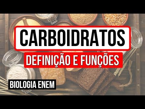Thumbnail da aula: CARBOIDRATOS: definição e funções | Biologia para o Enem | Cláudia de Souza Aguiar