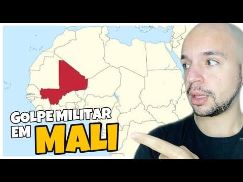 Thumbnail da aula: Golpe militar no Mali! Entenda... | Ricardo Marcílio
