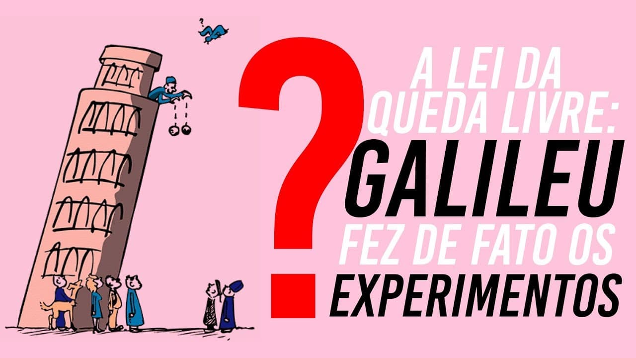 Thumbnail: GALILEU FOI O PAI DO METÓDO EXPERIMENTAL?! | QUEDA LIVRE EP03