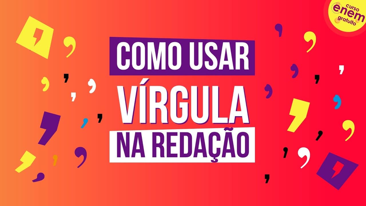 Thumbnail: HOW TO USE COMMAS IN THE ENEM ESSAY