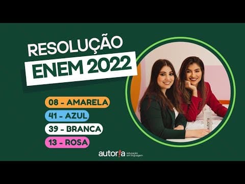 Thumbnail da aula: Enem 2022 - Autoria Linguagem - Questão 07 | Linguagens, prova amarela