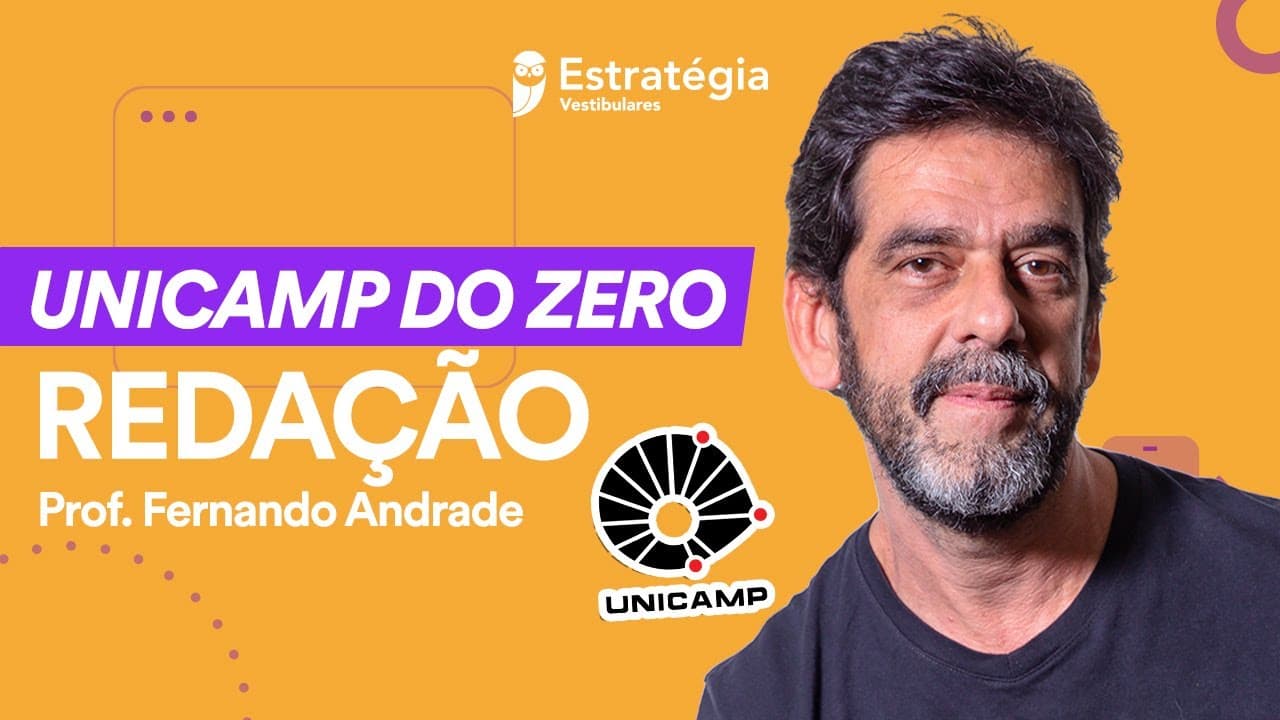 Thumbnail: Redação do Zero para UNICAMP 2022