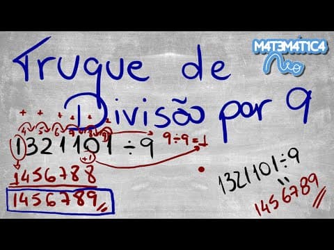 Thumbnail da aula: TRUQUE DE DIVISÃO LONGA POR 9 | Matemática Rio