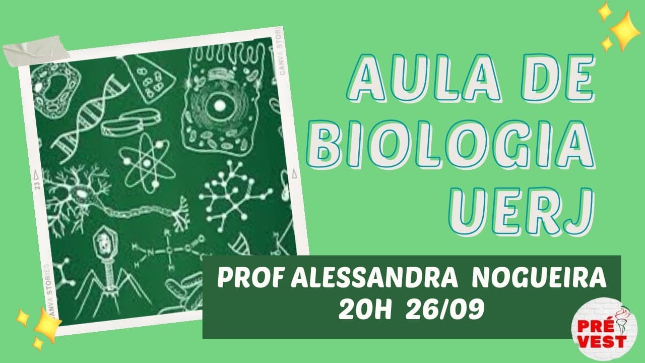Thumbnail: Aula de biologia Vestibular UERJ 2023