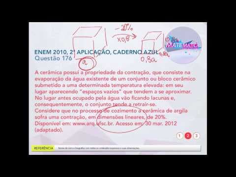 Thumbnail da aula: Matemática: Semelhança entre sólidos - ENEM