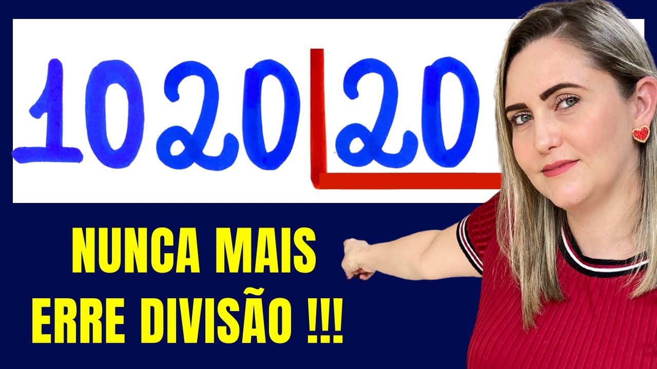 Thumbnail: 🤔🤔DIVISÃO PASSO A PASSO !! Matemática básica todo dia.📚🚀