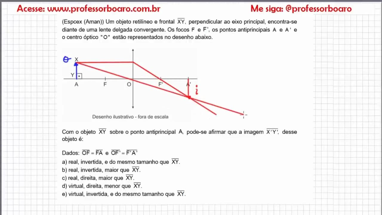 Thumbnail: EXERCÍCIOS PARA REVISÃO DE FÍSICA - Café com o Professor Boaro.