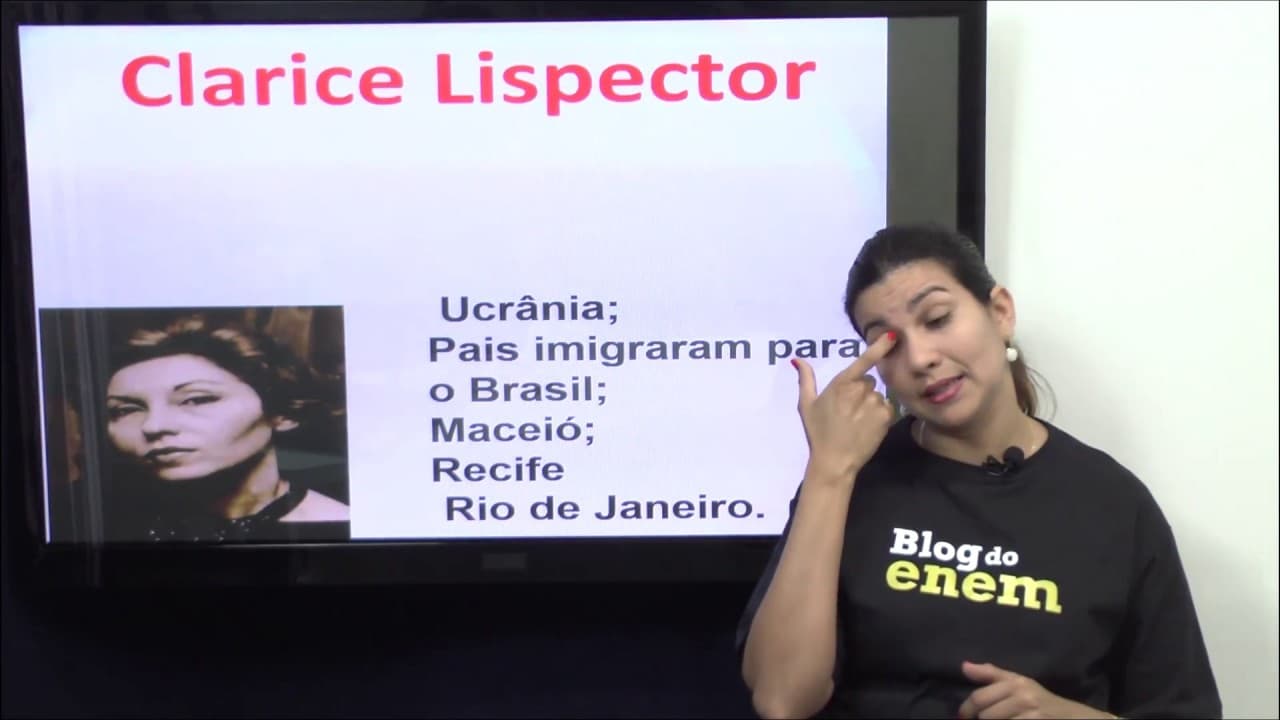 Thumbnail: CLARICE LISPECTOR | LITERATURA | Prof.ª Kel