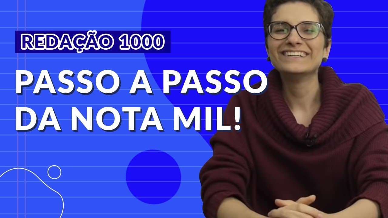 Thumbnail: NOTA MIL ENEM: Passo a passo para redação - STOODI