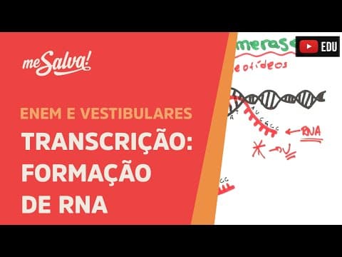 Thumbnail da aula: Me Salva! GEN04 - Genética -  Transcrição: formação de RNA