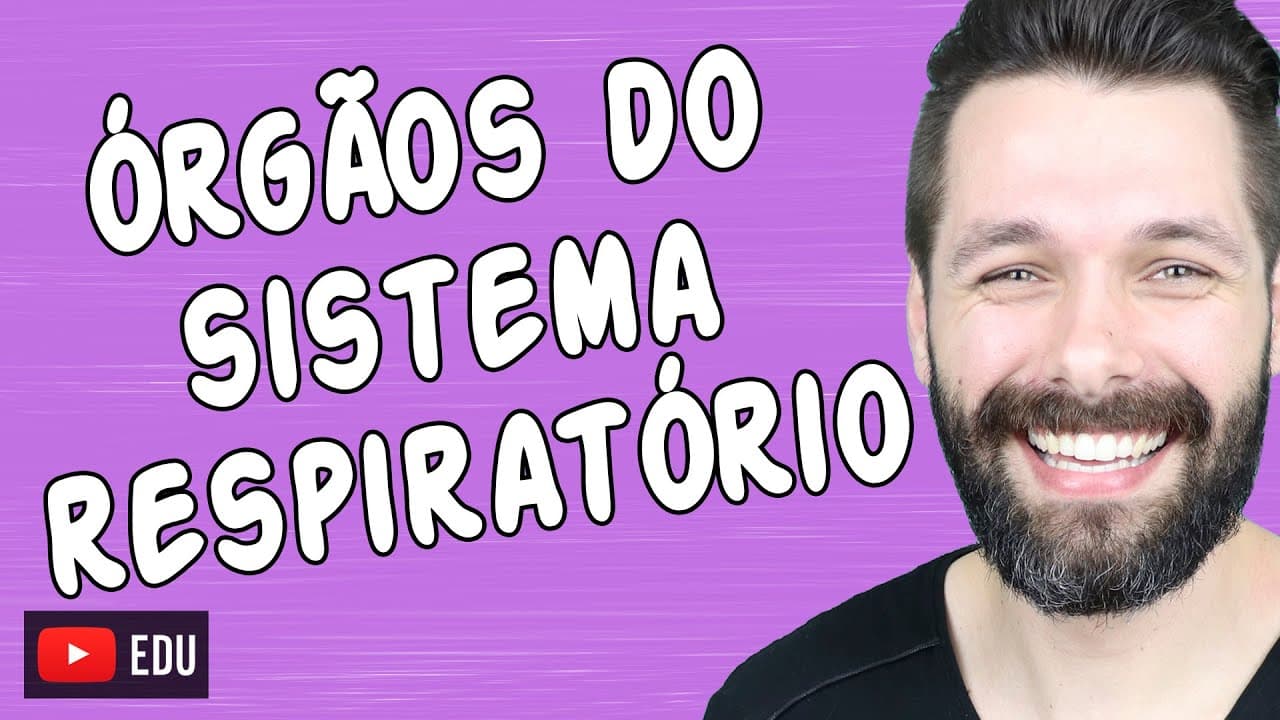 Thumbnail: ÓRGÃOS DO SISTEMA RESPIRATÓRIO E SUAS FUNÇÕES | Biologia com Samuel Cunha