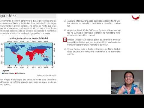 Thumbnail da aula: Resolução Questões de Geografia - UNICAMP 2026