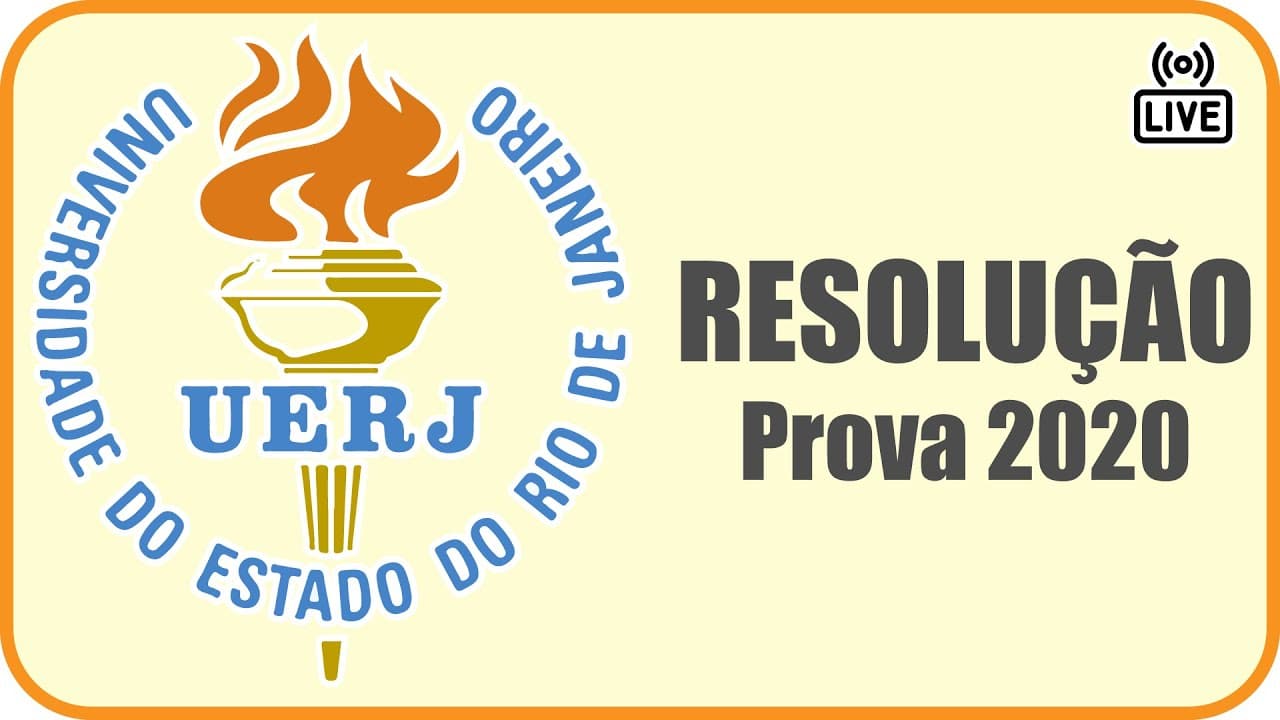 Thumbnail: 🔴 [UERJ 2020] Matemática - A figura a seguir representa a trajetória curva do ponto P sobre a