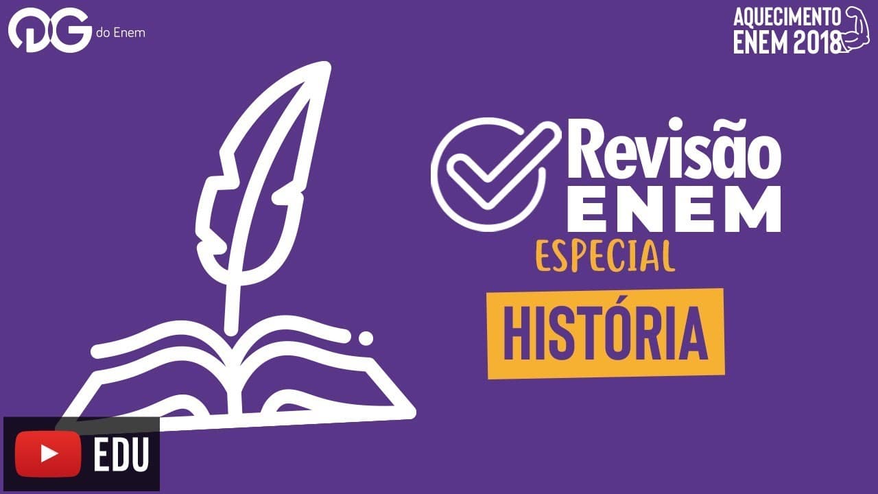 Thumbnail: Revisão final pro ENEM 2018: História
