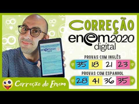 Thumbnail da aula: [CORREÇÃO DO ENEM] Questão 35 - Enem 2020 digital - Prova azul (Inglês) ▷ Gramático e linguística