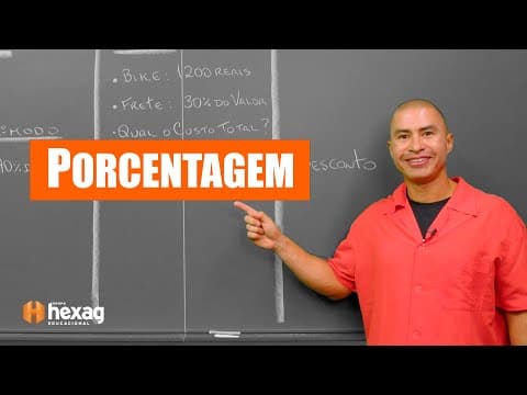 Thumbnail da aula: PORCENTAGEM | ✅ MATEMÁTICA RÁPIDO E FÁCIL