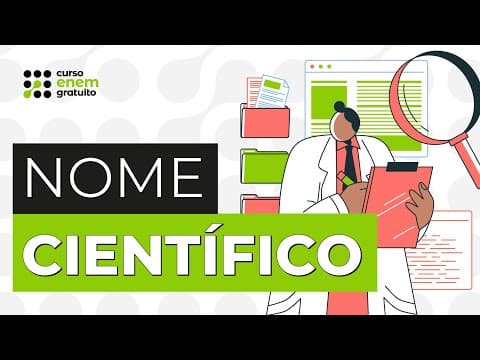 Thumbnail da aula: NOME CIENTÍFICO | Biologia para o Enem | Cláudia de Souza Aguiar