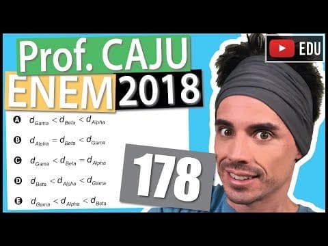 Thumbnail da aula: [ENEM 2018] 178 📓 VELOCIDADE MÉDIA Numa atividade de treinamento realizada no Exército de um