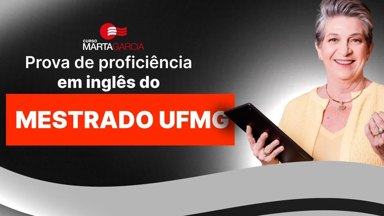 Thumbnail: Conheça a prova de proficiência em inglês do mestrado da UFMG