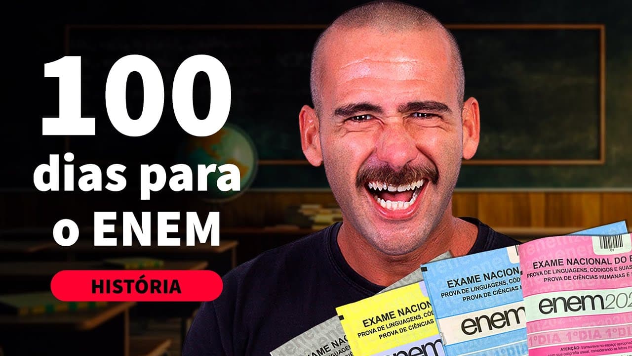 Thumbnail: HISTÓRIA PARA O ENEM 2024 | ASSUNTOS QUE MAIS CAEM NA PROVA | ProEnem