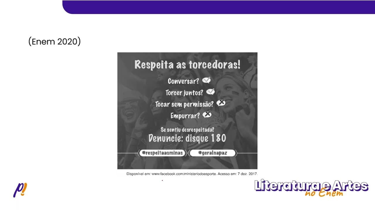 Thumbnail: ENEM 2020 - TEORIA LITERÁRIA | Esse anúncio publicitário propõe soluções para um problema...