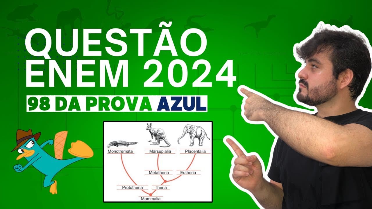 Thumbnail: Questão 98 da prova azul (ENEM 2024) - BIOLOGIA