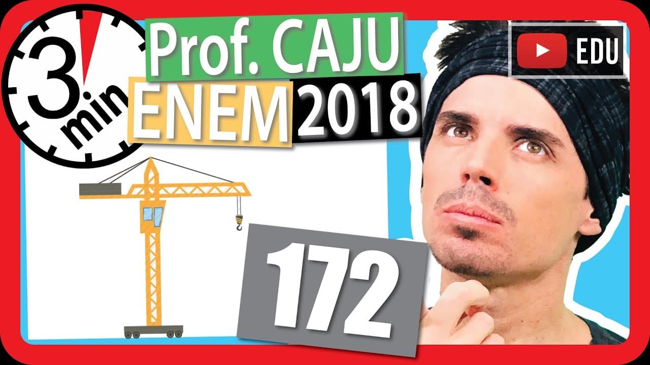 Thumbnail: 🏃ENEM 2018 🎯 RAPIDINHA Questão 172 - Escala