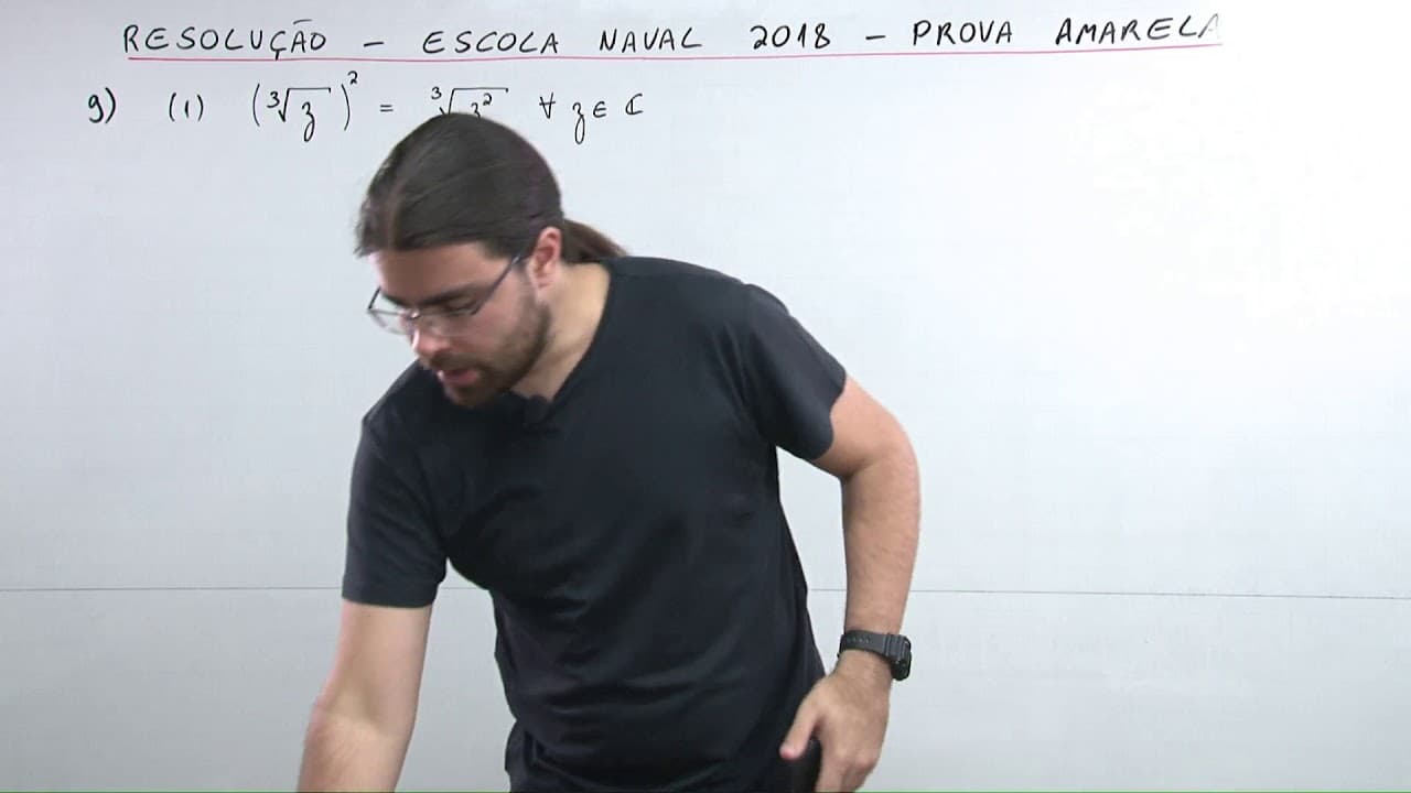 Thumbnail: Resolução   Escola Naval 2018   Prof  Jesus