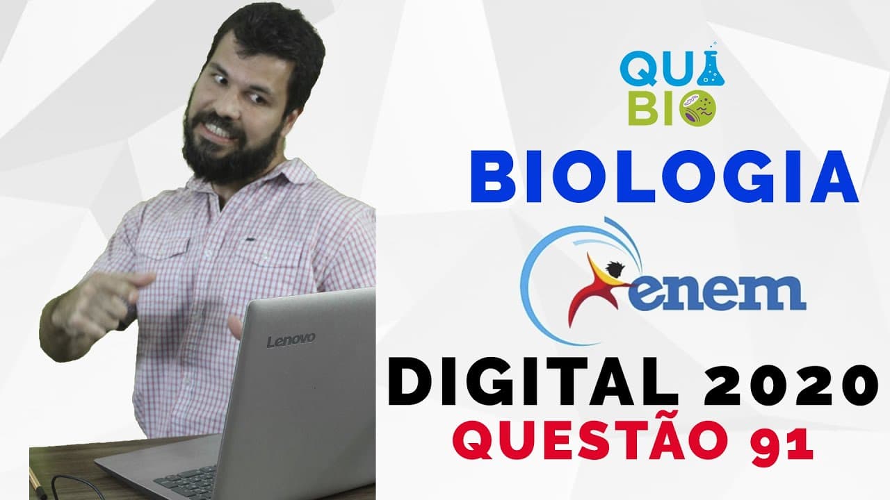 Thumbnail: ENEM 2020 DIGITAL - Questão 91 - Pesquisadores delimitaram Unidades Evolutivas Significativas (UES)