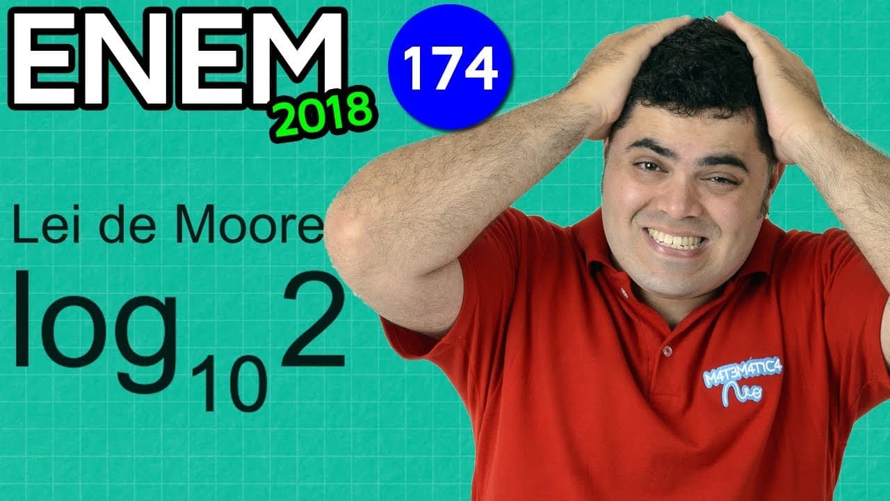 Thumbnail: 🔥 ENEM 2018 Matemática 174 👉🏻 Propriedades dos Logaritmos na Densidade dos Transistores
