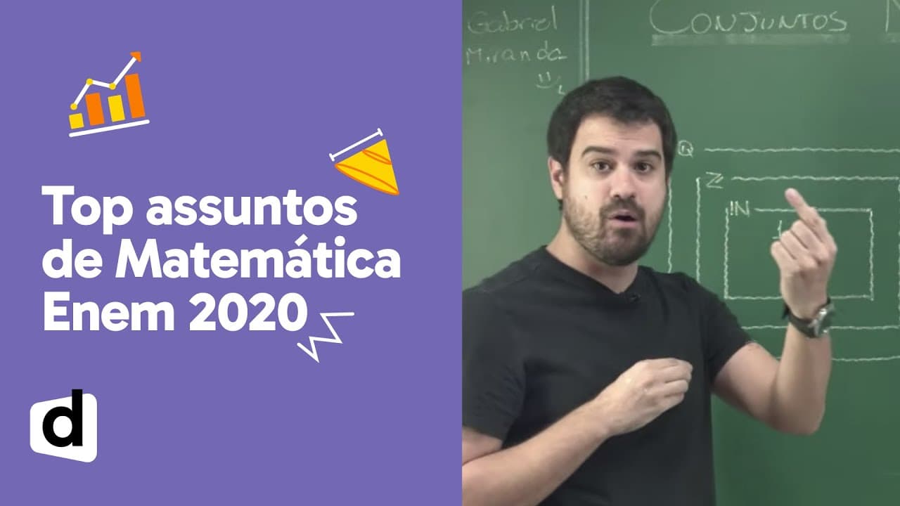 Thumbnail: ASSUNTOS DE MATEMÁTICA QUE MAIS CAEM NO ENEM | DESCOMPLICA
