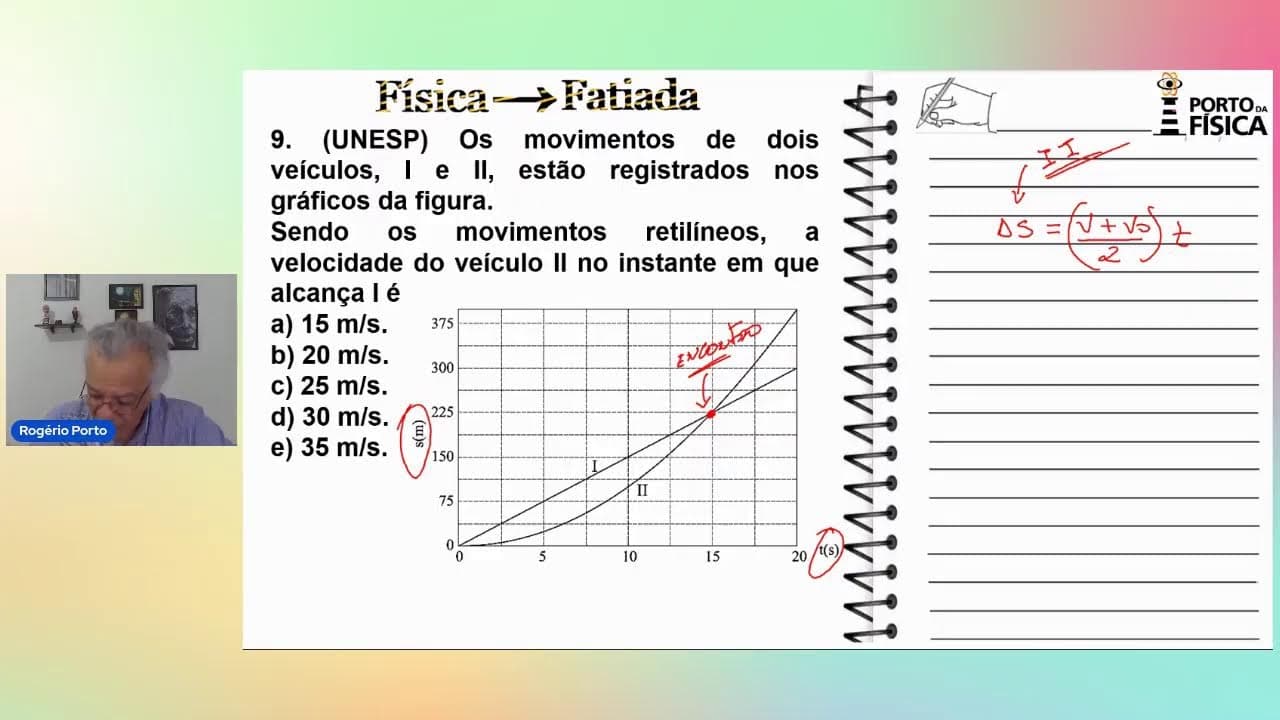 Thumbnail: Física 1 - Fatia 9 - Questão 09