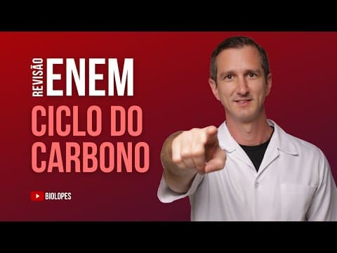 Thumbnail da aula: ENEM (2021) - Organismos autótrofos e heterótrofos realizam processos complementares que associam...