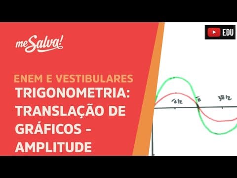 Thumbnail da aula: Me Salva! TRG18 - Trigonometria - Translações de gráficos trigonométricos - Amplitude