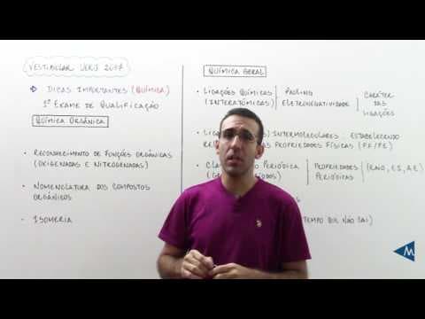 Thumbnail da aula: Vestibular UERJ 2017 - Dicas de química II