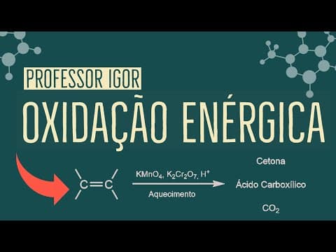 Thumbnail da aula: Oxidação Enérgica de Alcenos | Reações Orgânicas