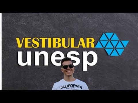 Thumbnail da aula: CORREÇÃO UNESP 2022 - HISTÓRIA 1° DIA (BIOLÓGICAS)