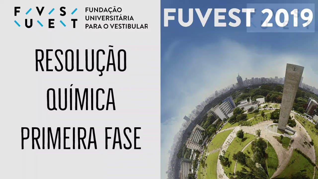 Thumbnail: FUVEST 2019, Questão 35   Prova V