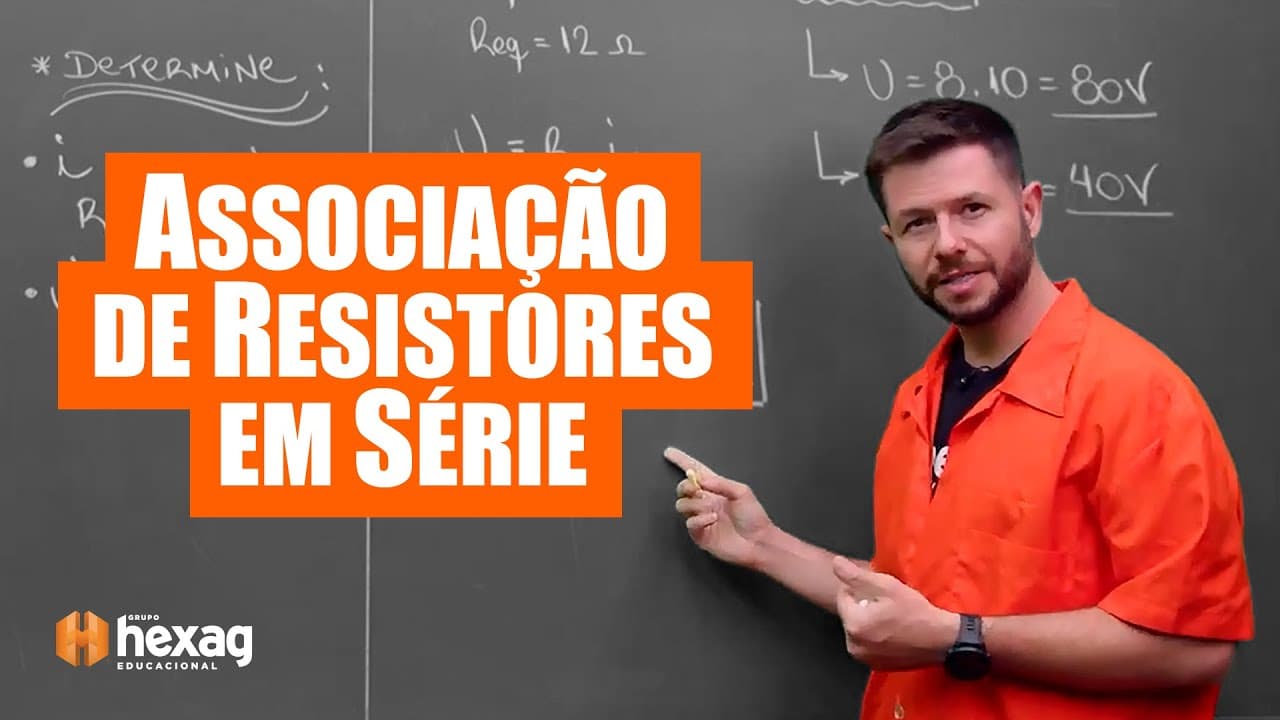 Thumbnail: ASSOCIAÇÃO DE RESISTORES (EM SÉRIE) | ⚡FÍSICA RÁPIDO E FÁCIL