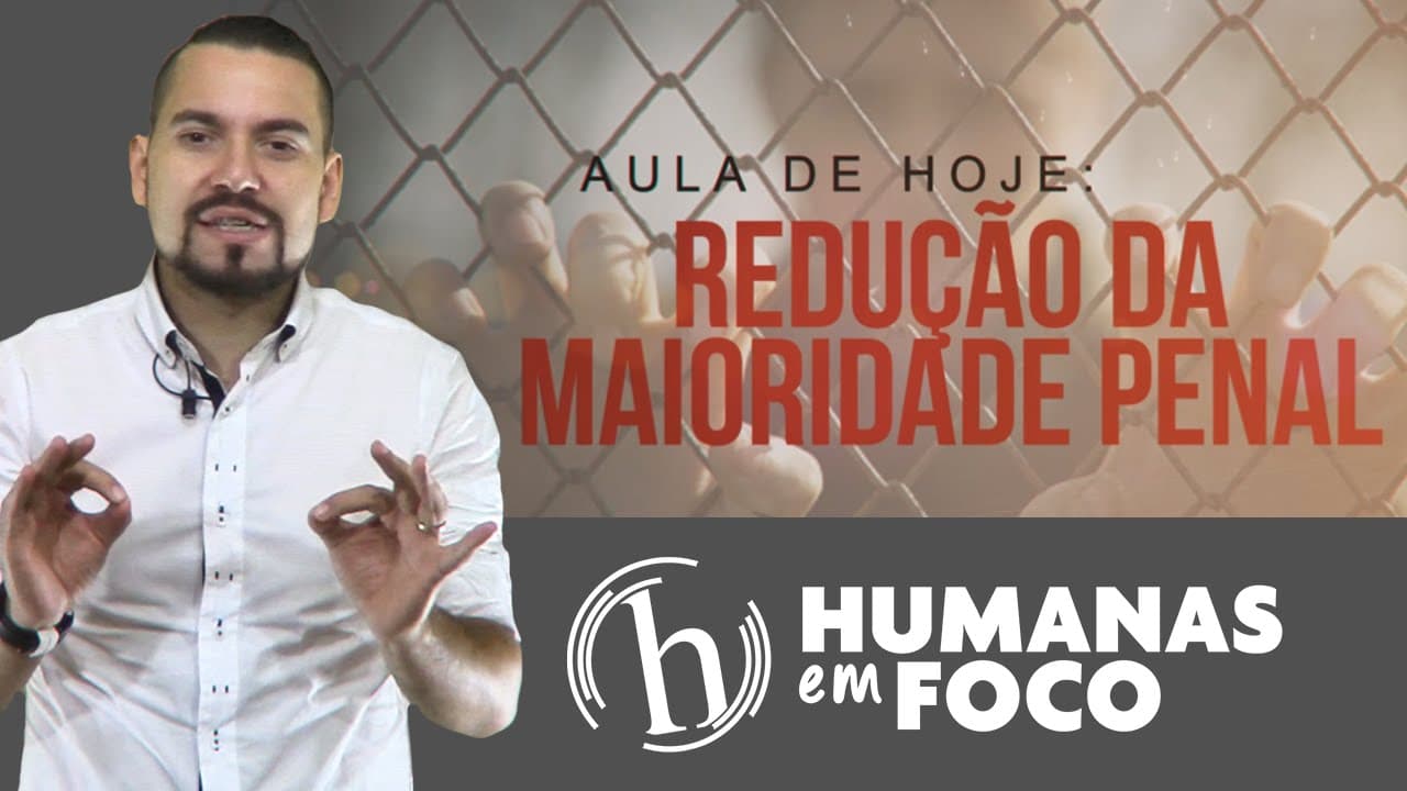 Thumbnail: Atualidades - Aula 08 - Redução da maioridade penal
