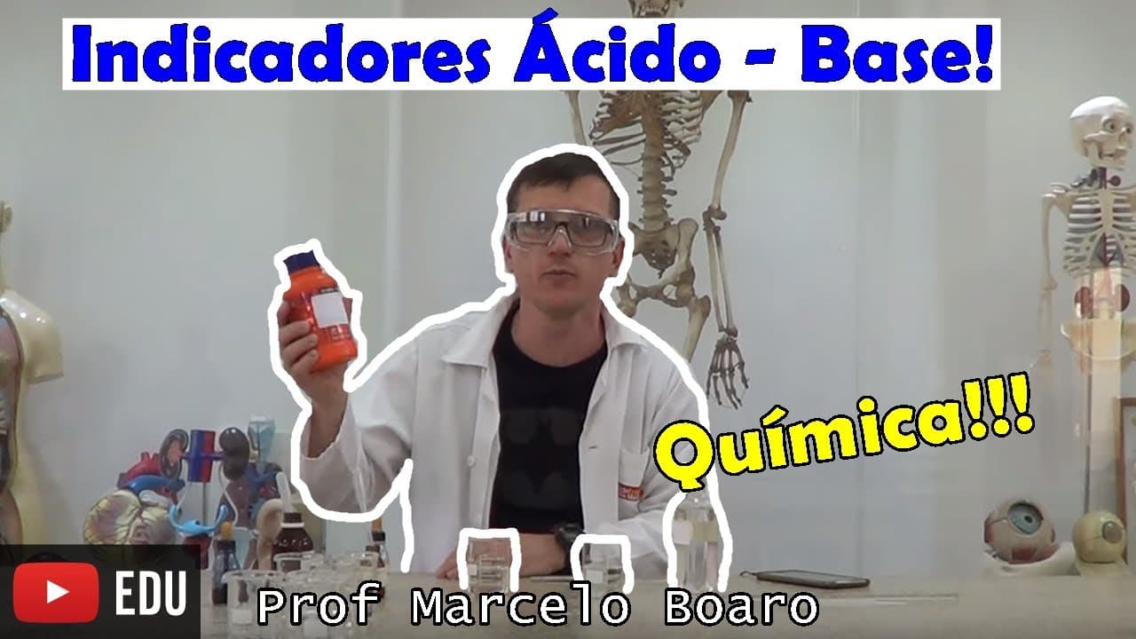 Thumbnail: Como funcionam os indicadores ÁCIDO - BASE? - EXPERIMENTO DE QUÍMICA!!!