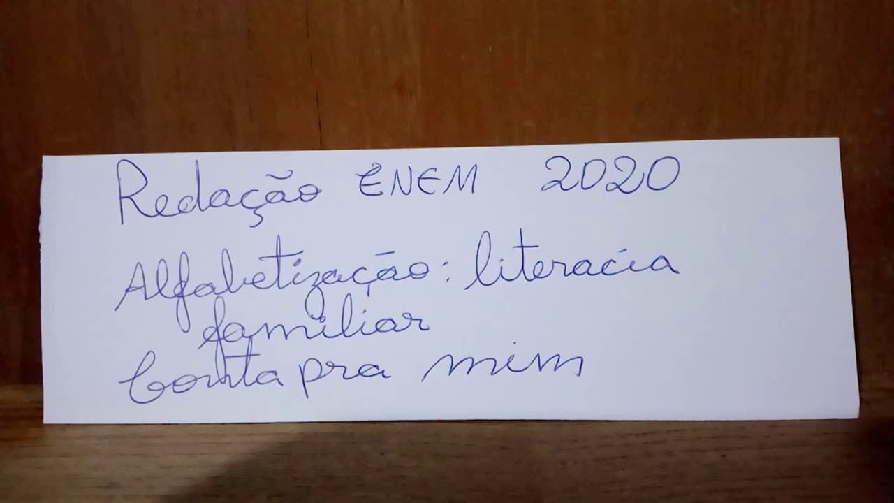 Thumbnail: o poder de transformação da leitura redação enem 2006