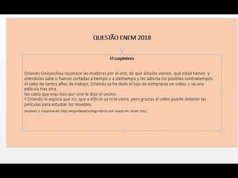 Thumbnail da aula: Espanhol | Questões Enem | Aula nº 14 | Profª Letícia | PVSAÇÃO