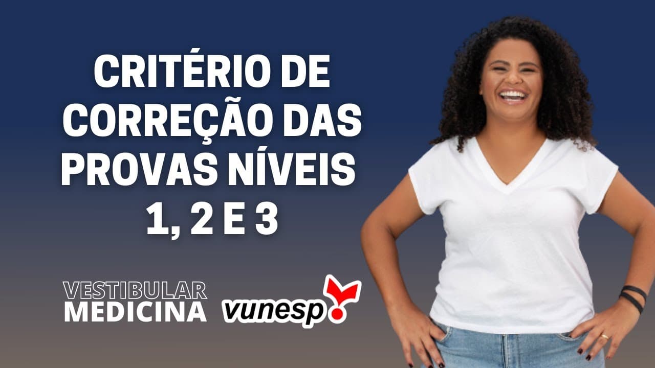Thumbnail: Critério de correção das provas níveis 1, 2 e 3
