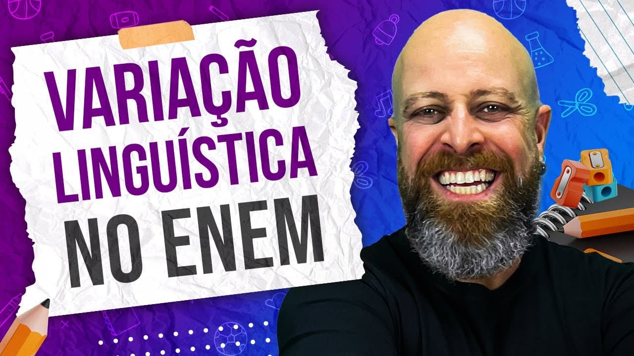 Thumbnail: Variação Linguística Exercícios [Professor Noslen] #professornoslen  #enem  #exercício