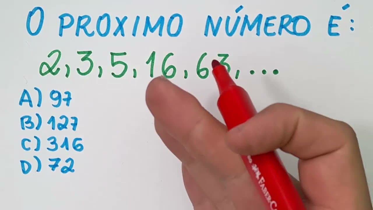 Thumbnail: 🔥 HELP MATEMÁTICA BÁSICA - Descubra o próximo número -  #277