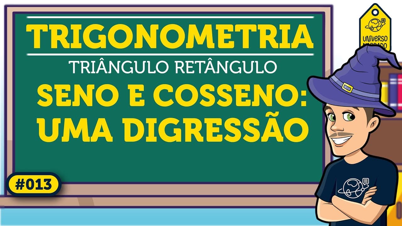 Thumbnail: As razões trigonométricas são propriedades do ângulo  | Trigonometria